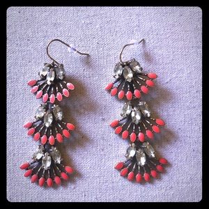 Stella & Dot Orange Earrings